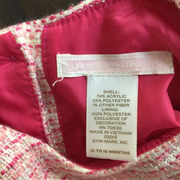 Janie and Jack 12-18 months Pink Dress - Picture 3 of 3